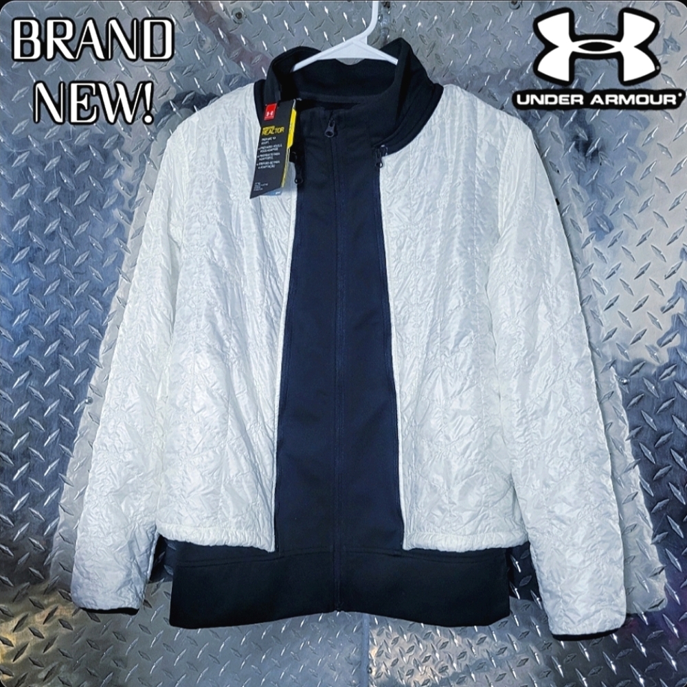 Under Armour White and Black Reactor Jacket
